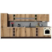 Bucatarie MARINA NEW 390 B Wenge / Decor K365